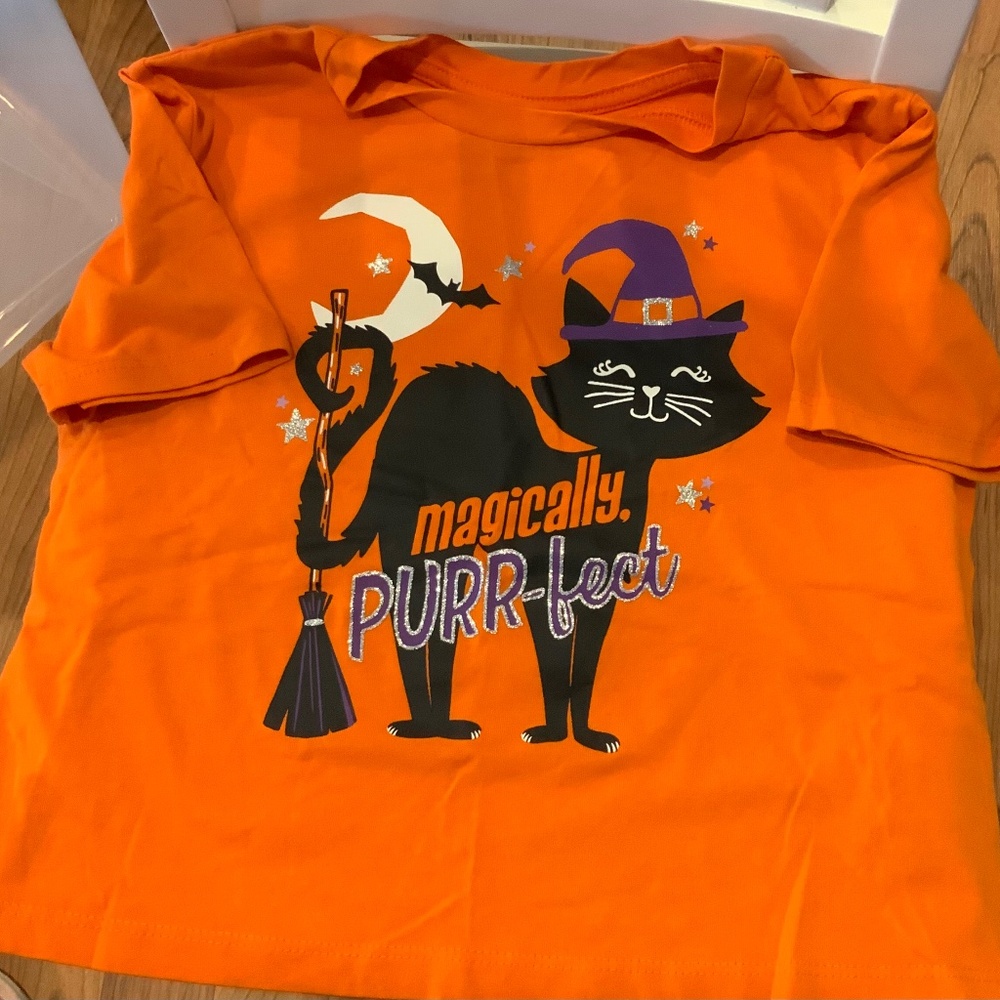 Little Girls Halloween T-shirts & Legging Bundle - #122